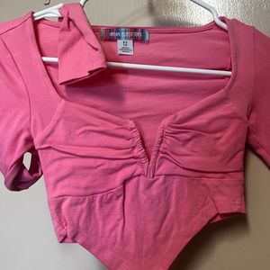 Pink Urban Outfitters Longsleeve Going Out Top!!